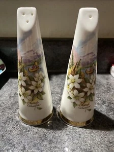 Vtg Sandford Souvenir British Columbia 60's MCM Salt & Pepper Shakers England 6” - Picture 1 of 6