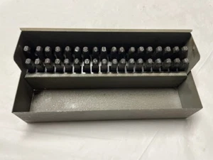 Hanson, 3/16" Steel Stamp, Letters, Numbers & Figure Set - R136 - Picture 1 of 5