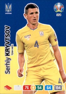 2020 Panini Adrenalyn XL Euro 354 - Serhiy Kryvtsov - Team Mate