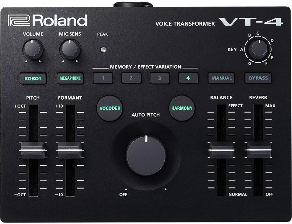 Roland Voice Transformer VT-4 Black From Japan New - Image 1 of 4