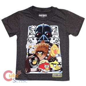 Camiseta Angry Birds Star Wars Grupo Niños Camiseta Talla M o L Licencia - Imagen 1 de 1