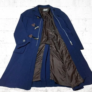 Undercoverism Wool Duffle Coat Navy 4 Archive Item Long Zip Style JAPAN - Picture 1 of 13