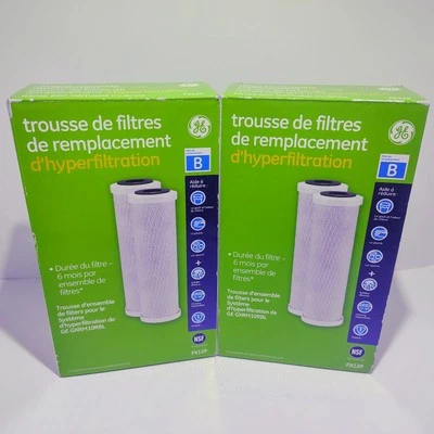 (2) GE FX12P Reverse Osmosis Water Filters Replacement B (4 Total) NEW  - Image 1 of 3
