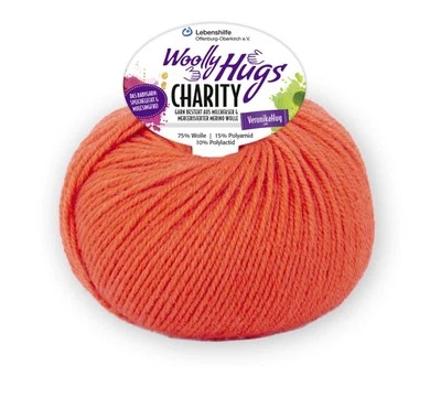 LANGENDORF & KELLER GMBH Woolly Hugs Charity Garn zum Stricken und Häkeln in vielen Farben 50 g