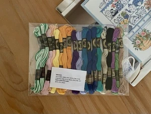 Lot 19 skeins Anchor Puri Lusta Stranded Embroidery Cotton threads Full&Partial - Picture 1 of 9