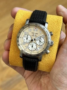Chopard Mille Miglia Chronograph Limited Edition Beige Dial Rare 40mm Titanium - Picture 1 of 12
