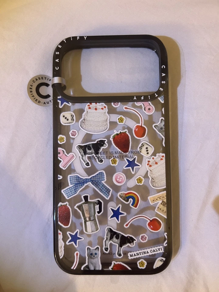 Casetify Trinket Stickers Impact Case Magsafe Compatibile Apple iPhone 17 ProMax - Immagine 1 di 1