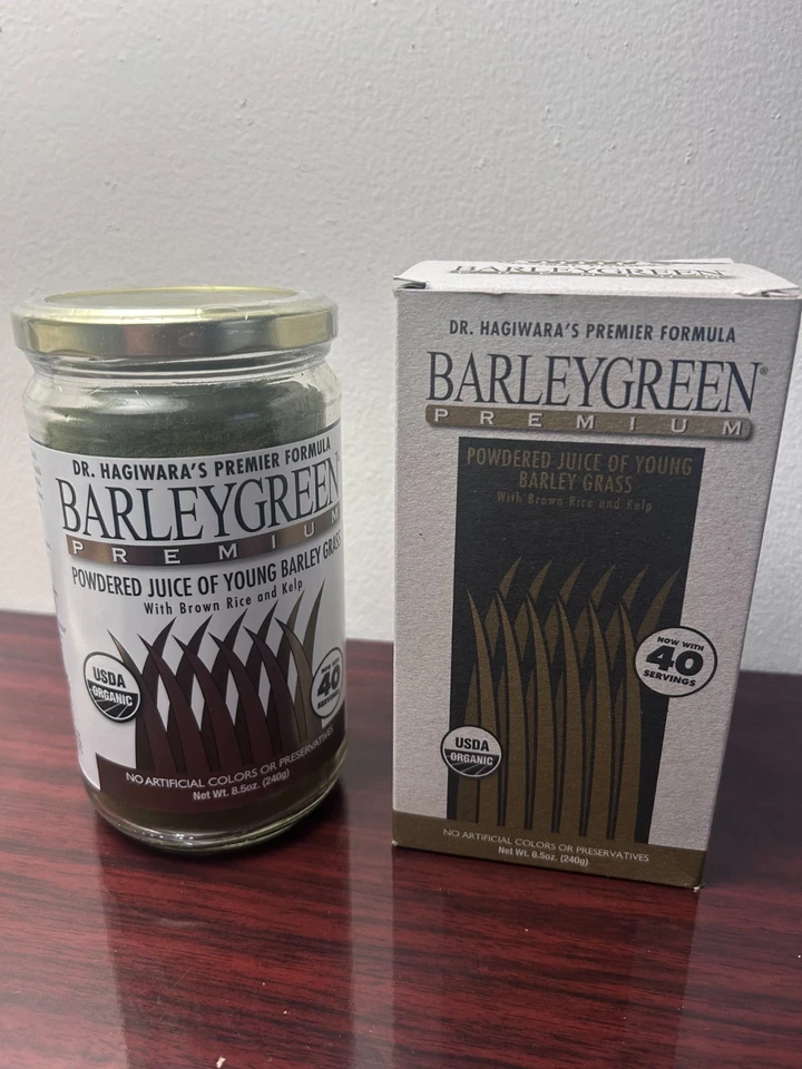 BARLEYGREEN Dr. Hagiwara's Original Premium con algas - Jugo de hierba de cebada orgánica... Foto 1 de 4