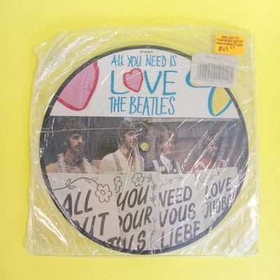 The Beatles - All You Need Is Love 7" Picture Disc - 1987 - RP 5620 - New - Seal - Image 1 of 2