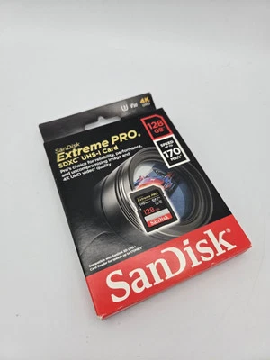 SanDisk Extreme PRO 128GB Class 10 SDXC Memory Card - SDSDXXY-128G-GN4IN - Image 1 of 2