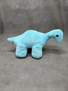 Juguete Manhattan Gellybeans Brontosaurus Little Jurassics Dinosaurio Peluche Azul Cielo - Imagen 1 de 6