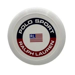 VTG Polo Sport Ralph Lauren Promo Frisbee Flag White 90’s - Picture 1 of 4
