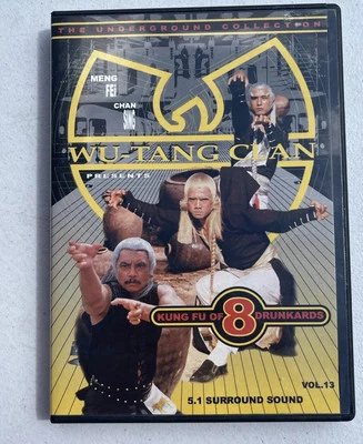 Kung Fu of 8 Drunkards (DVD) Good Condition Vol. 13 Wu Tang Clan Meng FEi - Image 1 of 4