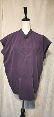 Blusa Médica Figs Rafaela Gran Tamaño Cuello Alto Berenjena Púrpura Talla L Foto 1 de 4