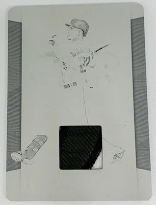 Camiseta deportiva National Treasures Michael Brantley 2019 parche con logotipo 1/1 usado en juegos Astros Foto 1 de 3