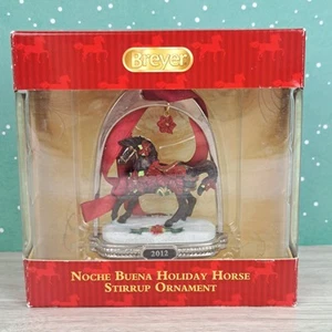 Breyer Noche Buena Holiday Pferd Steigbügel Weihnachtsschmuck #700312 2012 - Bild 1 von 18
