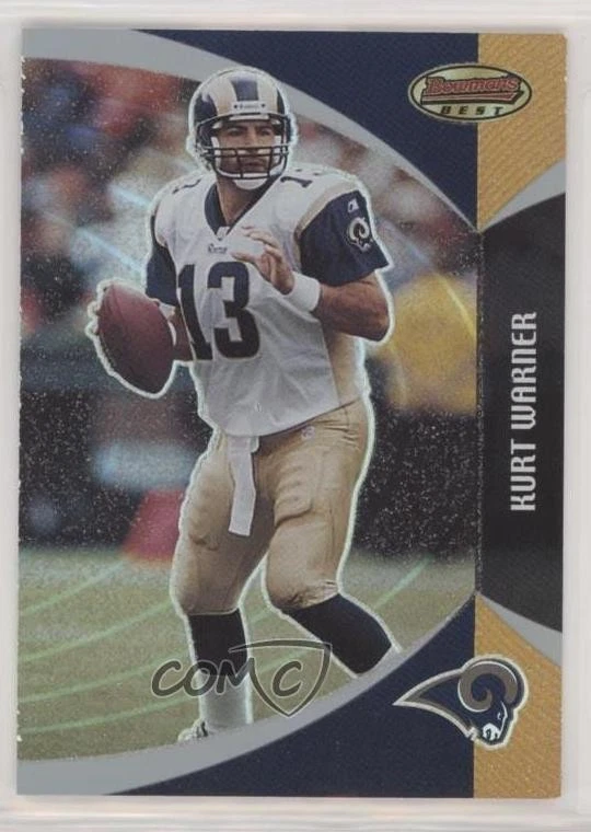 2003 Bowman's Best Kurt Warner #14 HOF - Image 1 of 2
