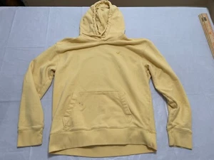 Men's Unisex Women's Hollister Light Yellow Hoodie Large L -326 - Picture 1 of 9
