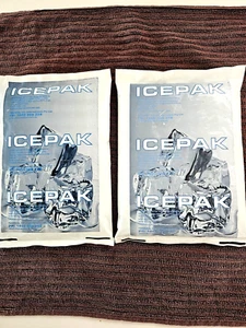 2X Quality Food Camping Reusable Freezer Cold Ice Pack Bag Brick Gel Pain Relief - Picture 1 of 4