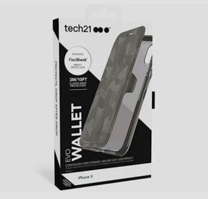 Tech21 Evo Wallet Handyhülle für iPhone X/Xs - Schwarz - Bild 1 von 3