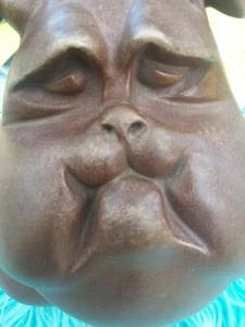 RARE 10" STATUE by AUSTIN Productions Vintage Bubba Bulldog dog heavy - Picture 1 of 5