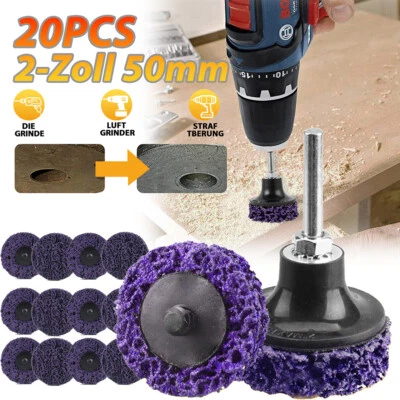 20X für Rostio CSD Scheibe CBS Grob-Reinigungsscheibe 50mm Scheibe Bohrmaschine - Bild 1 von 4