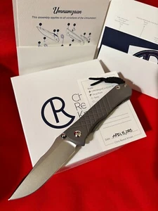 Chris Reeve Knives Umnumzaan - GLASS BLASTED / Drop Point MagnaCut Blade NIB - Picture 1 of 3