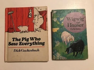 Vintage Hardback Pig Themed Children's Books (1969, 1978) - Picture 1 of 12