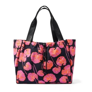 NWT Diane Von Furstenberg x Target DVF for Target Geranium Leaf Pink/Black Tote - Picture 1 of 4
