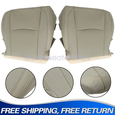 Cubierta de asiento inferior de cuero para conductor y pasajero color tostado para 03-09 Lexus RX330 RX400h Foto 1 de 4