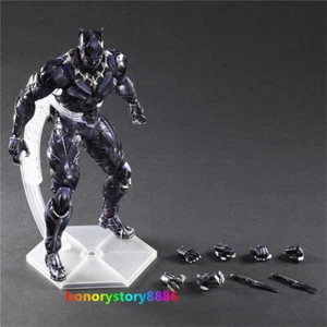 New Black Panther Action Figure 26cm PVC Statue Movable Model Toy Christmas Gift - Picture 1 of 9