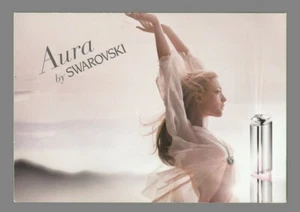 Carte publicitaire format carte postale - Aura de Swarovski recto verso - Picture 1 of 2