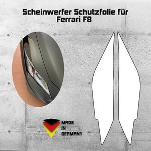 Lámina protectora de faros para Ferrari F8 protección contra impactos de piedras transparente R+L - Imagen 1 de 5