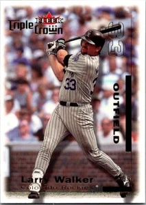 2001 Fleer Triple Crown #93 Larry Walker Nmt-Mnt - Picture 1 of 2