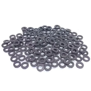 1000pcs M2.5 Black Nylon Flat Washers - Picture 1 of 4