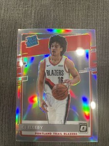 2020-21 Donruss Optic Silver Prizm CJ Elleby #195 RC BLAZERS