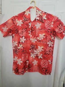 Vtg Kamawhanee Mens Shirt Hawaiian Floral Multicolor Short Sleeve Size M A6 - Picture 1 of 6