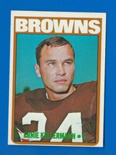 1972 Topps Football Card #162 Ernie Kellermann Cleveland Browns