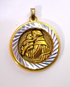The Franciscans St Anthony's Guild Medallion Pendant Religious Catholic  - Picture 1 of 2