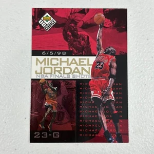 1998-99 UD Choice MICHAEL JORDAN #2 NBA Finals Shots 6/5/98 Card Bulls HOF - Picture 1 of 2