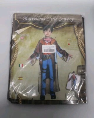 Marvellous Little Cowboy Little Boys COWBOY Halloween Costume Size M - Image 1 of 4
