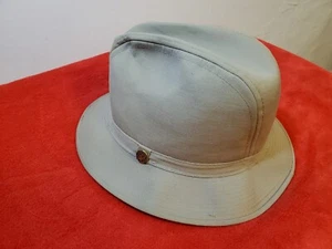 Vintage Vintage Sears hellbraun khaki groß Fedora Hut - Bild 1 von 6