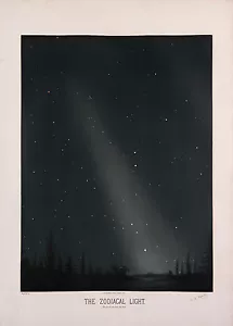 Etienne Trouvelot : "The Zodiacal Light" (1882) — Giclee Fine Art Print - Picture 1 of 7