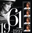St. Kitts 2012 Princess Diana 15th Memorial Anniversary Sheet of 4 stamps - MNH