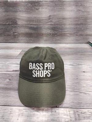 Gorra Bass Pro Shops ajustable con cierre a presión para jóvenes niños logotipo bordado verde Foto 1 de 4