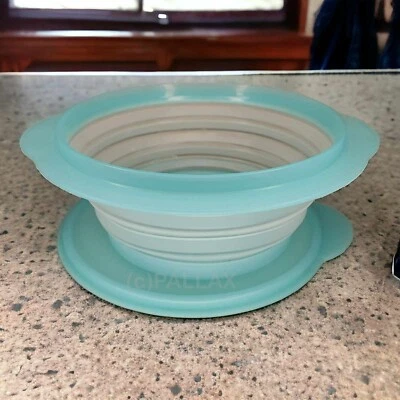 TUPPERWARE B37 MINI-MAX 950 ML TURCHESE CIOTOLA PIEGHEVOLE - Immagine 1 di 2