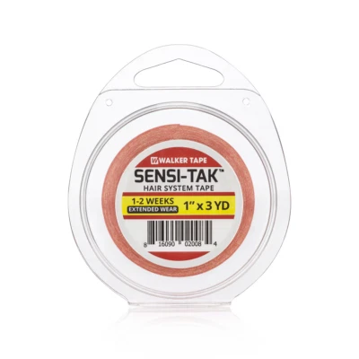 Walker Tape Sensi-Tak Red Wig Hair System Tape 3 Yards x 1 inch