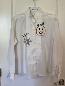 Neil Allyn for Women sz 14 longsleeve buttonfront Blouse, Halloween 🎃 - Picture 1 of 11