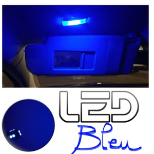 Für Mercedes Classe A W176 2 Glühbirnen LED Blau Spiegel Schmink- Sonnenblende - Bild 1 von 1