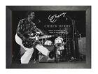 Chuck Berry Tribute 7 American Singer Poster Black White On Stage Photo Sign